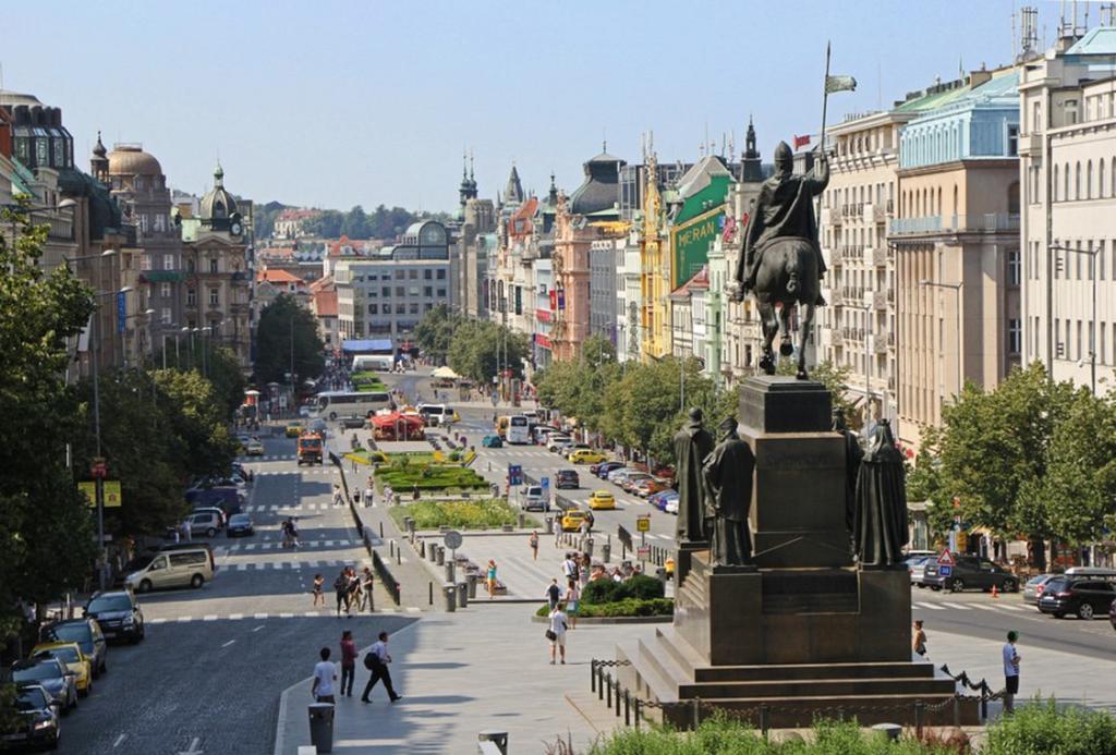 Aparthotel Wenceslas Praga Exterior foto